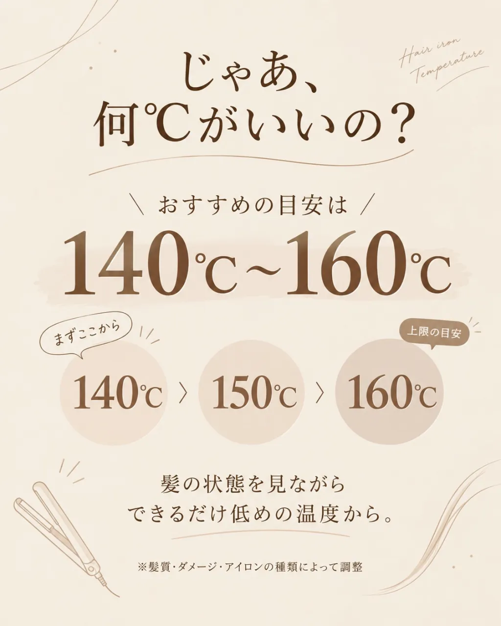 そのヘアアイロン、